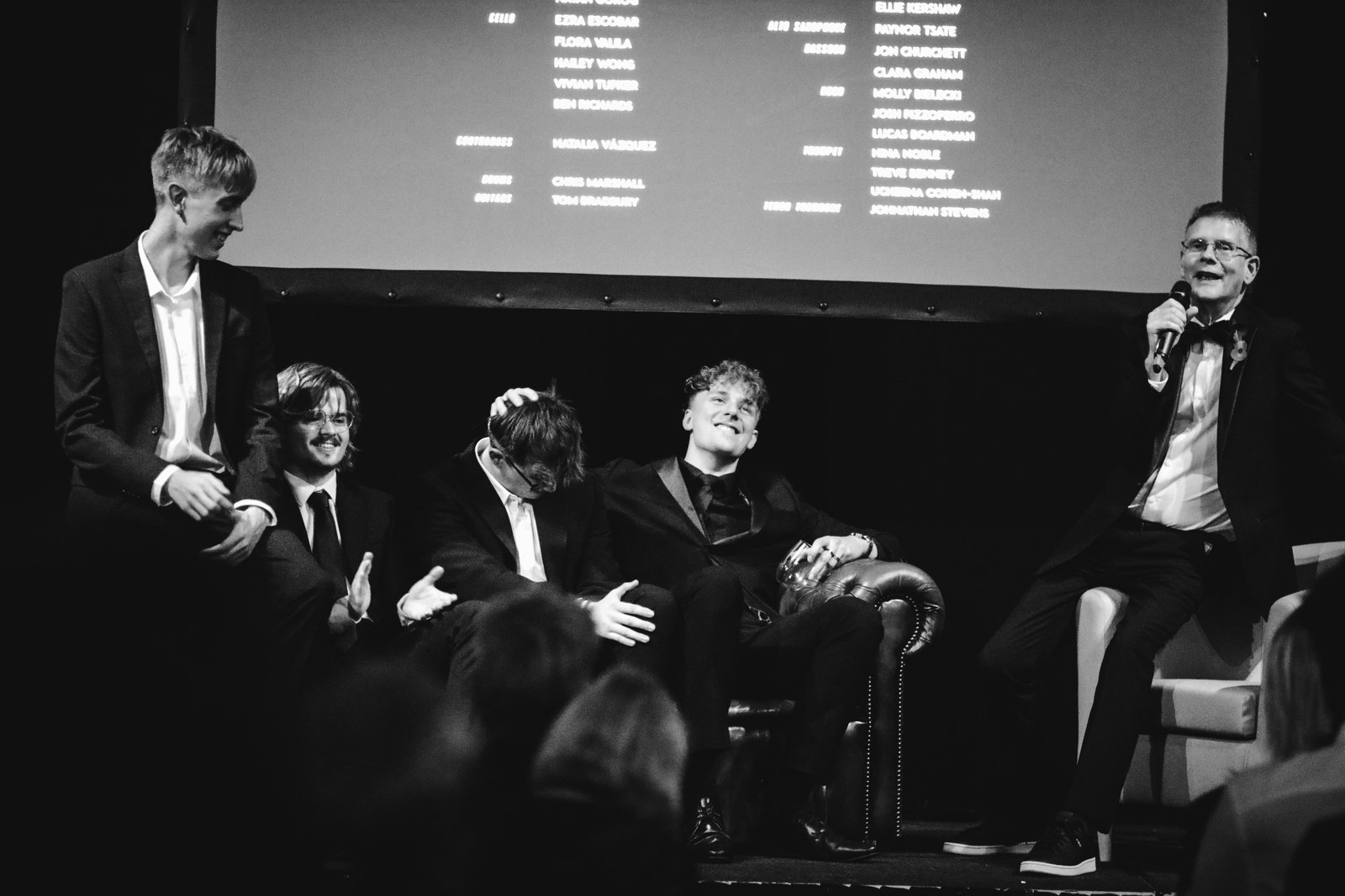 Alfie Johnson at a film screening event